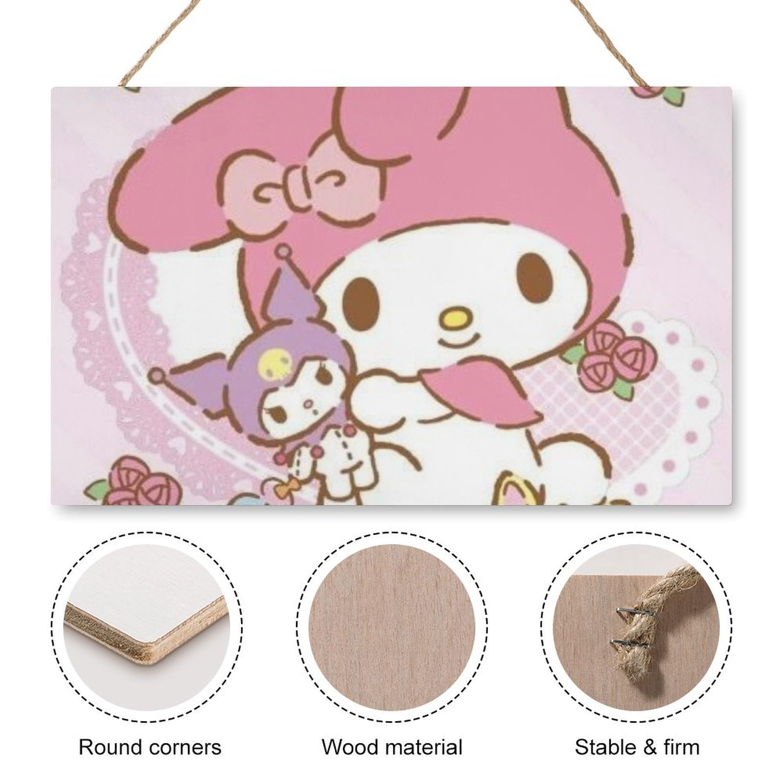 Amazon.co.jp: マイメロドアプレートおもしろいフェスティブ